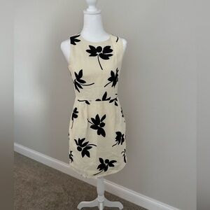 J.Crew party dress black and cream